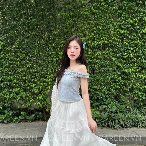 ÁO THUN HOA BÈO VAI ZAREEN THU171