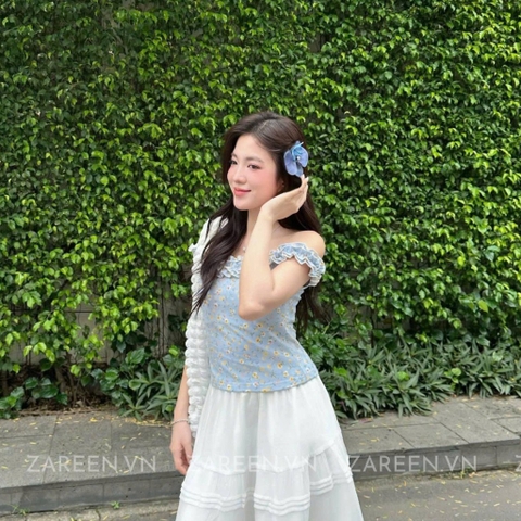 ÁO THUN HOA BÈO VAI ZAREEN THU171