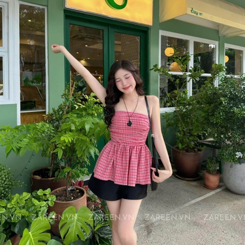 ÁO ỐNG XẾP LY NGỰC ZAREEN VOA132