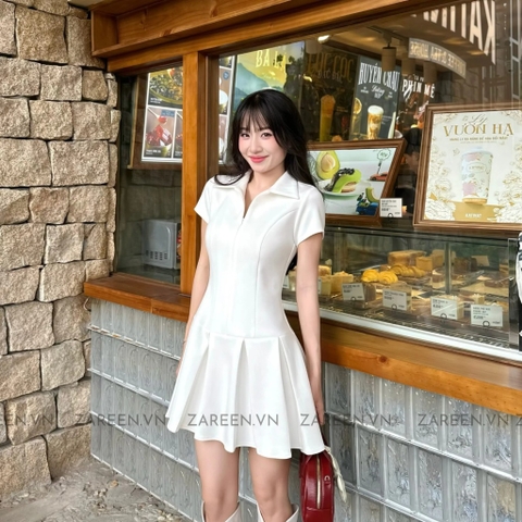 ĐẦM THUN POLO XẾP LY ZAREEN DAX93