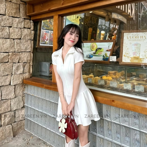 ĐẦM THUN POLO XẾP LY ZAREEN DAX93