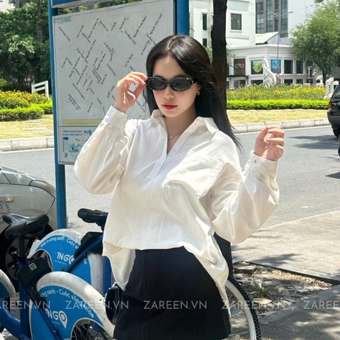 ÁO SƠ MI TAY DÀI BASIC ZAREEN SOM77