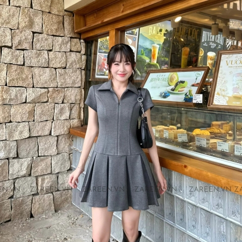 ĐẦM THUN POLO XẾP LY ZAREEN DAX93