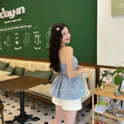 ÁO ỐNG XẾP LY NGỰC ZAREEN VOA132