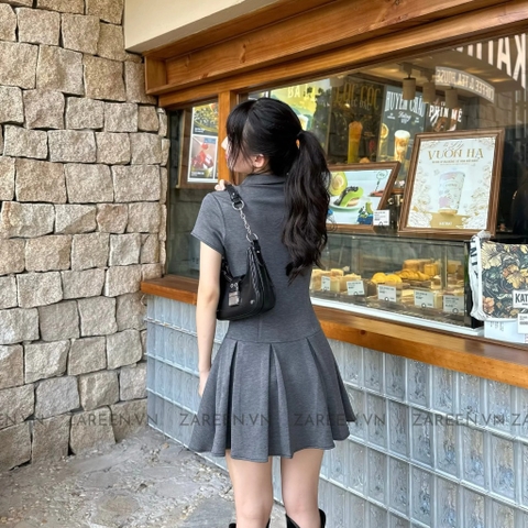 ĐẦM THUN POLO XẾP LY ZAREEN DAX93