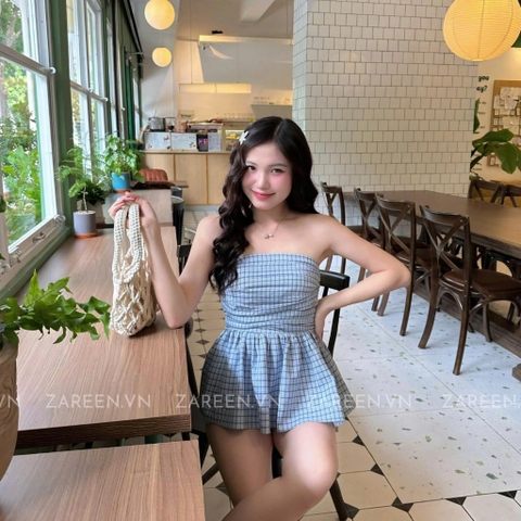 ÁO ỐNG XẾP LY NGỰC ZAREEN VOA132