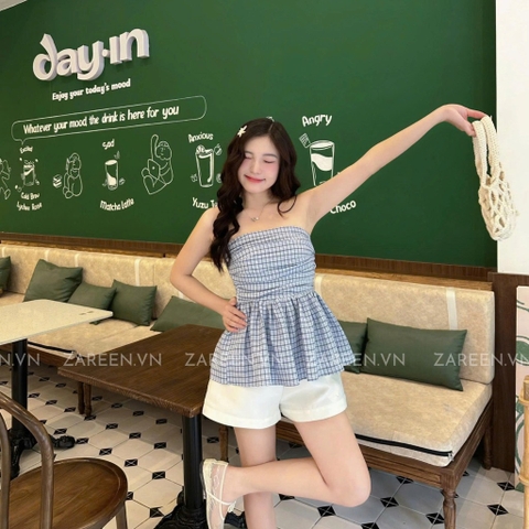 ÁO ỐNG XẾP LY NGỰC ZAREEN VOA132