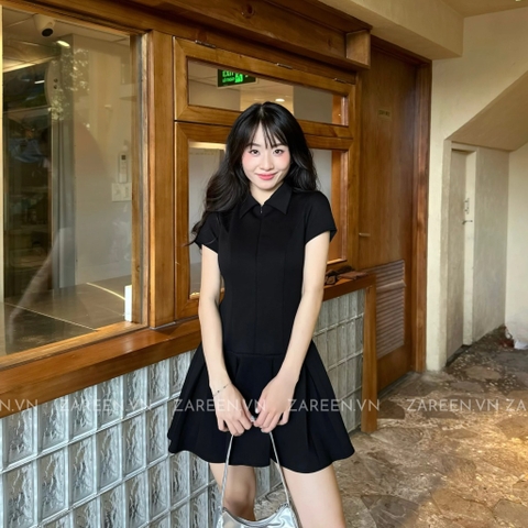 ĐẦM THUN POLO XẾP LY ZAREEN DAX93