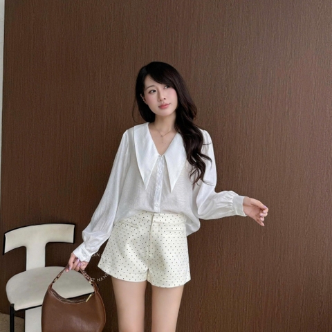 ÁO SƠ MI CỔ NHỌN ZAREEN SOM85