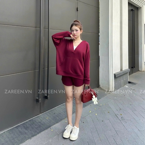 SET ÁO HOODIE VÀ QUẦN SHORT ZAREEN SET03