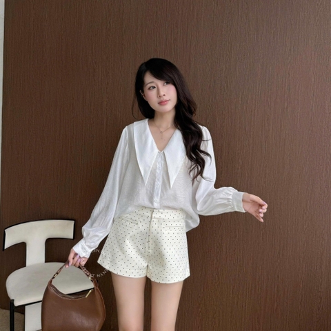QUẦN SHORT CHẤM BI ĐEN ZAREEN SHO58