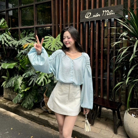 ÁO SƠ MI TAY PHỒNG ZAREEN SOM80