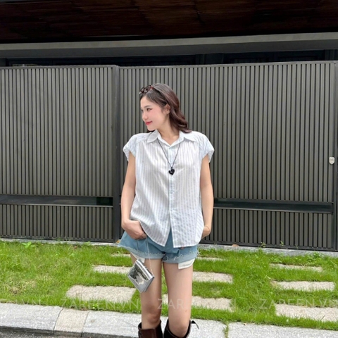 ÁO SƠ MI SỌC BASIC ZAREEN SOM76