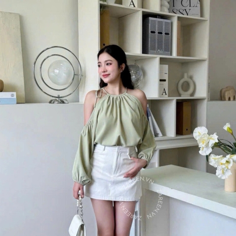 ÁO YẾM KHOÉT VAI ZAREEN VOA143