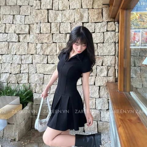 ĐẦM THUN POLO XẾP LY ZAREEN DAX93