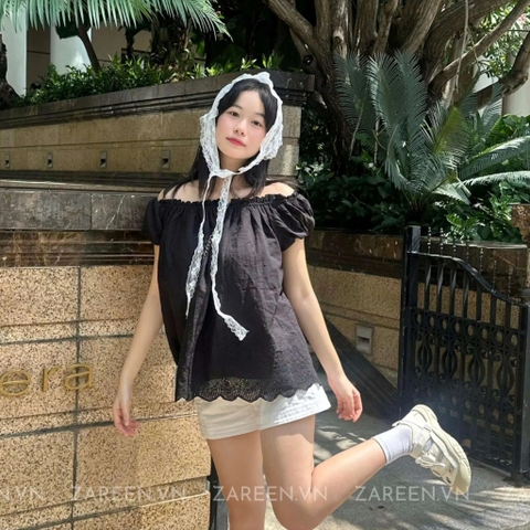 ÁO XÔ THÊU TRỄ VAI ZAREEN VOA140