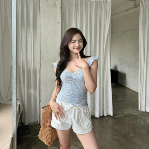 ÁO THUN NHÚN NGỰC ZAREEN THU177