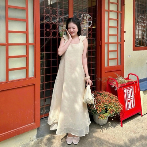 ĐẦM DÀI XẺ TÀ TAY NHÚN ZAREEN DAX115