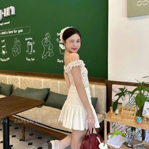 CHÂN VÁY XÒE PHỐI BÈO ZAREEN VAA53