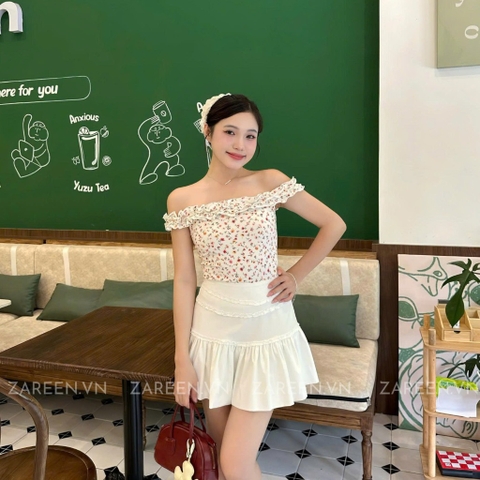 CHÂN VÁY XÒE PHỐI BÈO ZAREEN VAA53