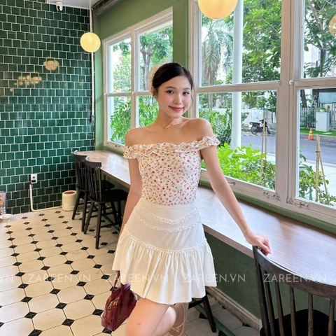 CHÂN VÁY XÒE PHỐI BÈO ZAREEN VAA53