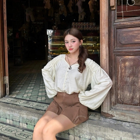 ÁO SƠ MI TAY PHỒNG ZAREEN SOM80