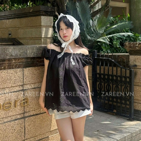 ÁO XÔ THÊU TRỄ VAI ZAREEN VOA140