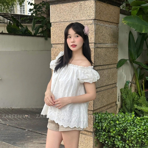 ÁO XÔ THÊU TRỄ VAI ZAREEN VOA140