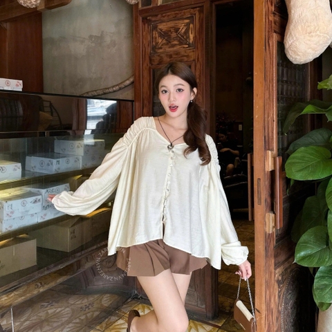 ÁO SƠ MI TAY PHỒNG ZAREEN SOM80