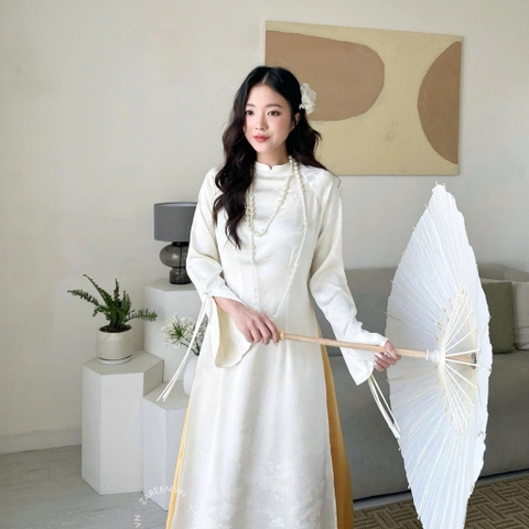ÁO DÀI VÂN ANH LỤA ÔM ZAREEN ADI11