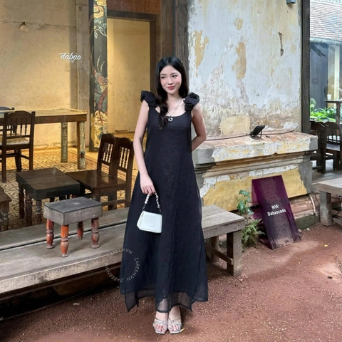 ĐẦM DÀI XẺ TÀ TAY NHÚN ZAREEN DAX115