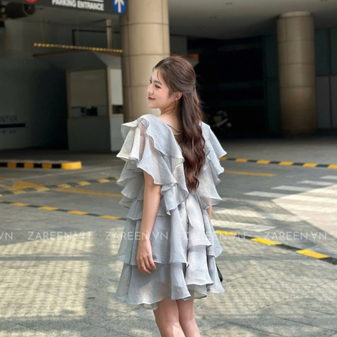 ĐẦM TƠ TAY BÈO THẮT NƠ ZAREEN DAX97