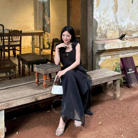 ĐẦM DÀI XẺ TÀ TAY NHÚN ZAREEN DAX115