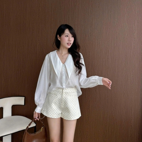 ÁO SƠ MI CỔ NHỌN ZAREEN SOM85