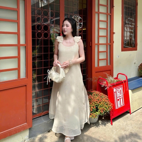 ĐẦM DÀI XẺ TÀ TAY NHÚN ZAREEN DAX115