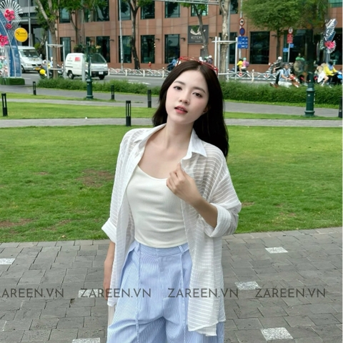 ÁO 2 DÂY CỔ TRÒN BASIC ZAREEN OAL05