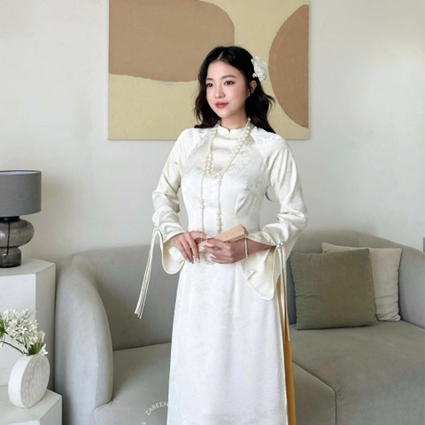 ÁO DÀI VÂN ANH LỤA ÔM ZAREEN ADI11