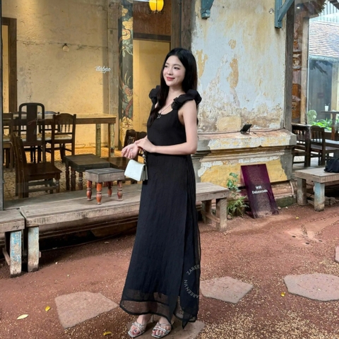 ĐẦM DÀI XẺ TÀ TAY NHÚN ZAREEN DAX115