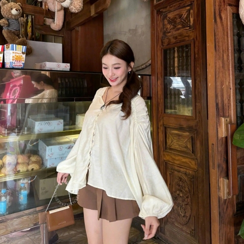 ÁO SƠ MI TAY PHỒNG ZAREEN SOM80