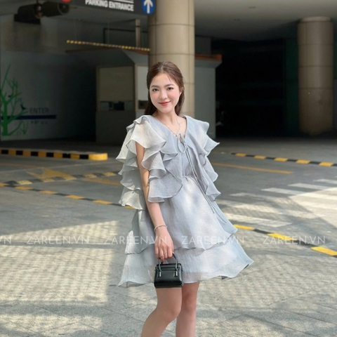 ĐẦM TƠ TAY BÈO THẮT NƠ ZAREEN DAX97