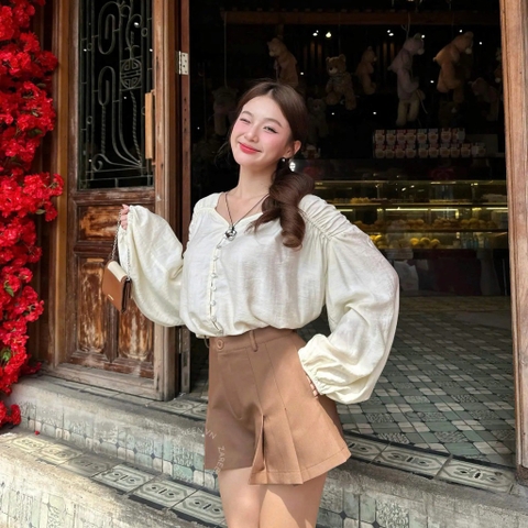 ÁO SƠ MI TAY PHỒNG ZAREEN SOM80