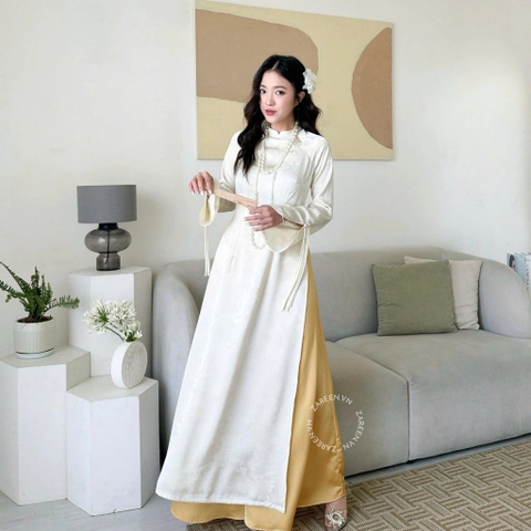 ÁO DÀI VÂN ANH LỤA ÔM ZAREEN ADI11