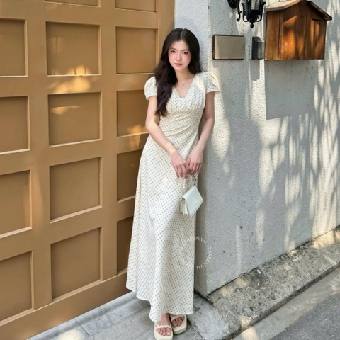 ĐẦM HOA PHỐI REN ZAREEN DAX120