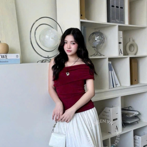 ÁO THUN ÔM LỆCH VAI ZAREEN THU174