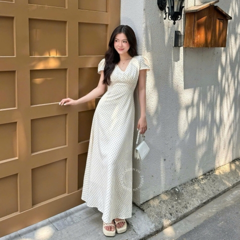 ĐẦM HOA PHỐI REN ZAREEN DAX120