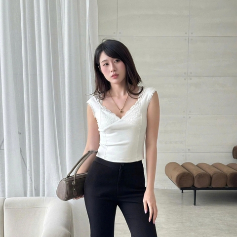 ÁO THUN PHỐI REN ZAREEN THU179