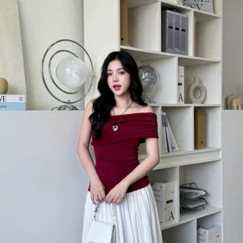 ÁO THUN ÔM LỆCH VAI ZAREEN THU174