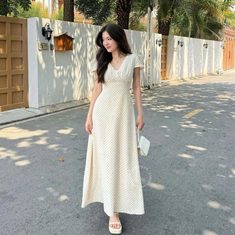 ĐẦM HOA PHỐI REN ZAREEN DAX120