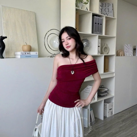 ÁO THUN ÔM LỆCH VAI ZAREEN THU174