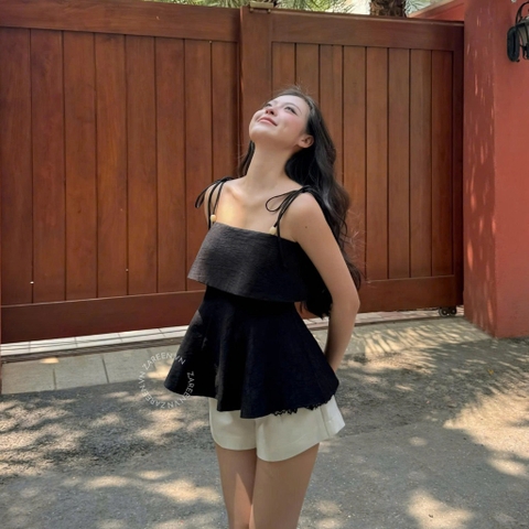 ÁO 2 DÂY PHỐI REN ZAREEN VOA146